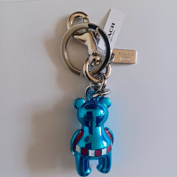 NWT Coach x Marvel Captain America Bear Bag Charm 2755 - Picture 4 of 8